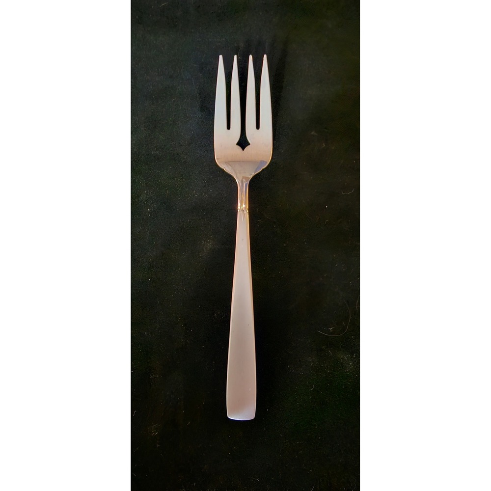 Oneidacraft Deluxe Stainless Profile Cold Cut Serving Fork 8.5" Flatware  DR6